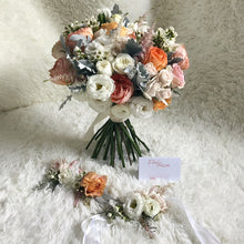 Blushing Joy - Rose Bridal Hand Bouquet