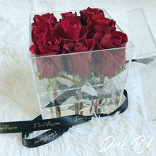 Signature Fresh Roses Acrylic Box