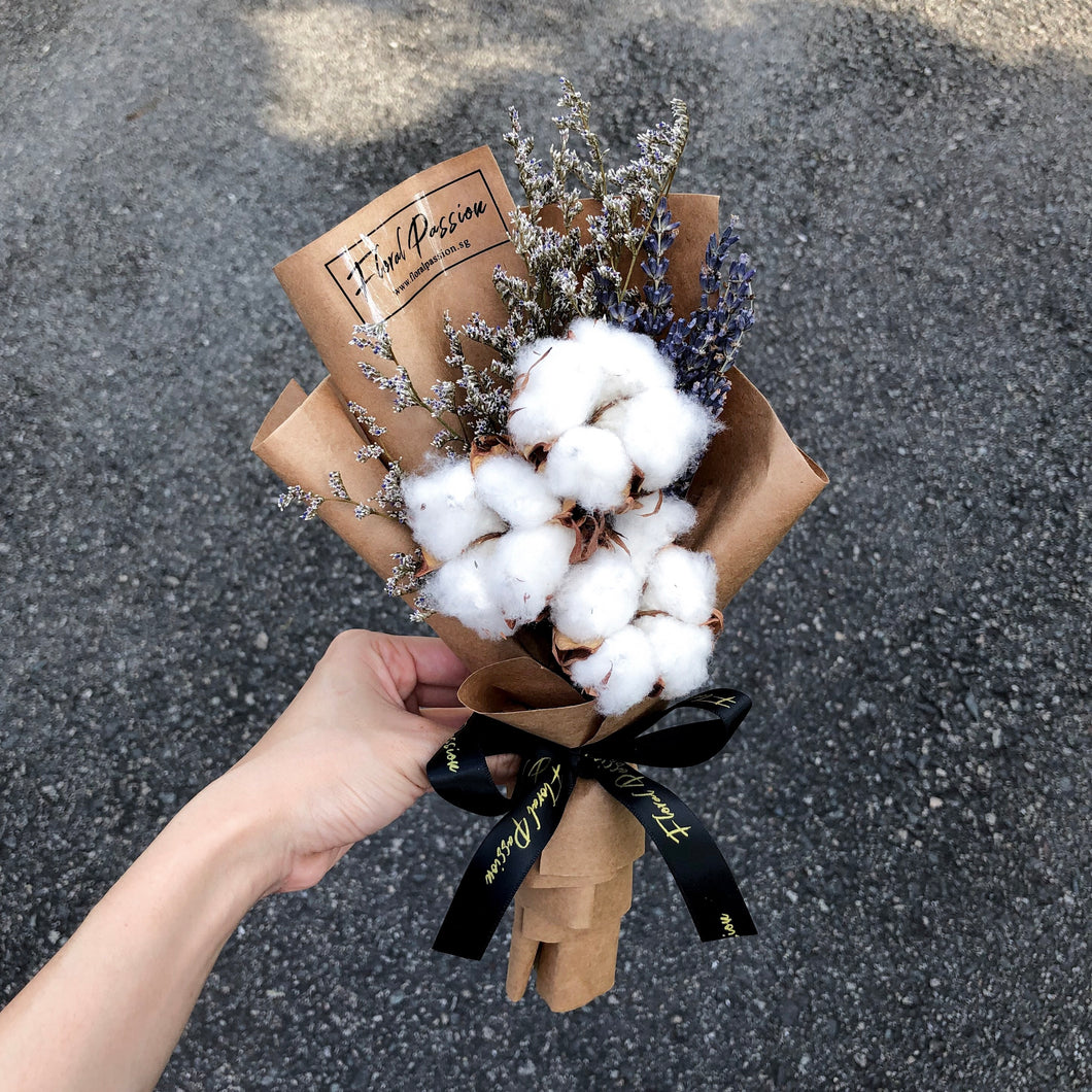 Everlast - Cotton, Lavender & Caspia Bouquet