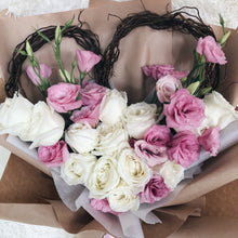 You have my Heart - Roses & Eustoma bouquet