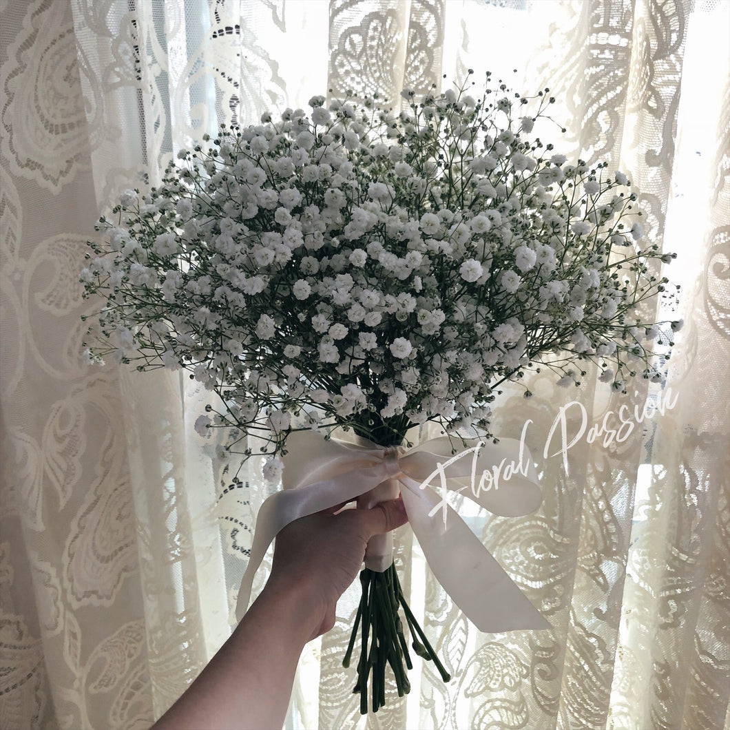 Artificial Flower Baby's Breath Home Decoration Small Single Flower Home  Decoration Simulation Bouquet Bride Holding Baby's Breath (10 White)